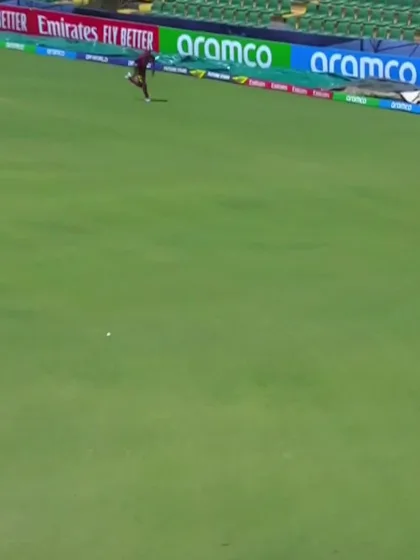 N Samuel with a Four vs. West Indies