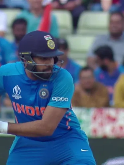 CWC19: BAN v IND - Rohit hits a six in the first over