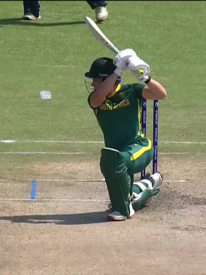 J van Schalkwyk with a Four vs. Sri Lanka