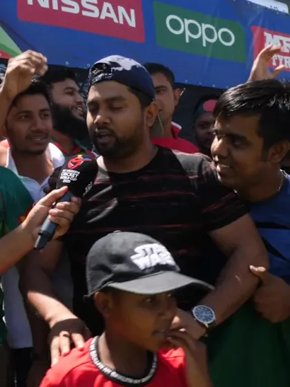 ICC U19 CWC: IND v BAN – Bangladesh fans making their presence known in the final