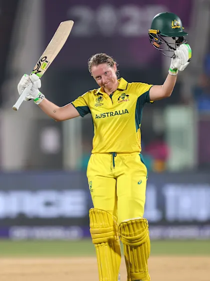 Healy brings up a magnificent ton against India | CWC25