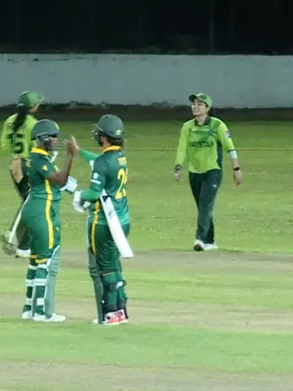 South Africa's winning shot against Pakistan in the warm-up fixture | CWC25