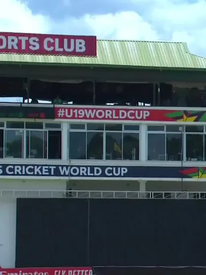 Faisal Khan with a Four vs. India