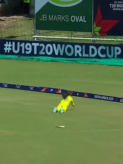 Wicket-Theertha-Satish-UAE-U19s-Women v Australia-U19s-Women ICC U19W T20WC 2023