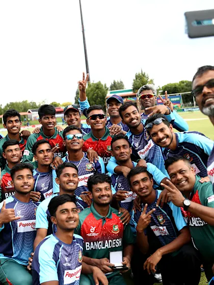 Joy for Bangladesh as they reach first U19 Cricket World Cup Final with victory over New Zealand
