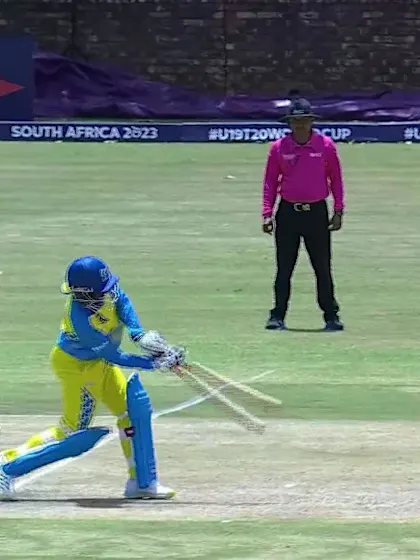 Logo of Wicket-Sylvia-Usabyimana-Zimbabwe-U19s-Women v Rwanda-U19s-Women ICC U19W T20WC 2023