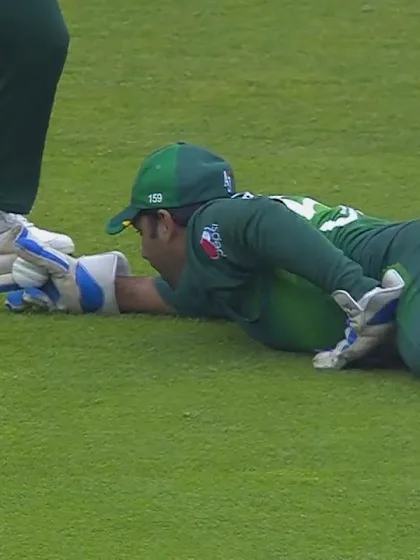 Logo of CWC19: NZ v PAK - Brilliant catch from Sarfaraz ends Ross Taylor's innings