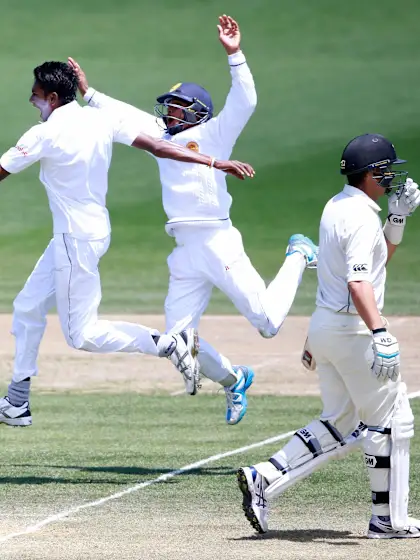 Chameera five-for puts Sri Lanka on top