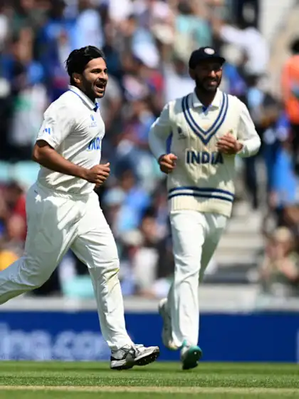 Logo of Wicket! Smith dismissal gives India big boost | WTC23 Final