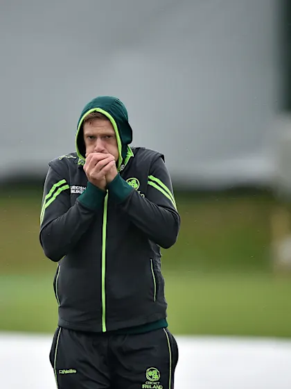 Ireland's first day of Test cricket entirely washed out
