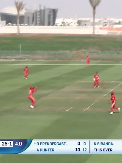 Wicket - Gaby Lewis - Zimbabwe Women v Ireland