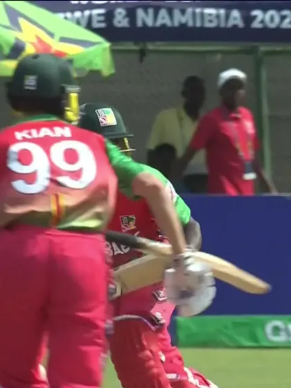 L Chiwaula with a Four vs. India