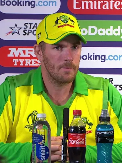 11 July  - Birmingham - Australia Captain Aaron Finch post-match press conference