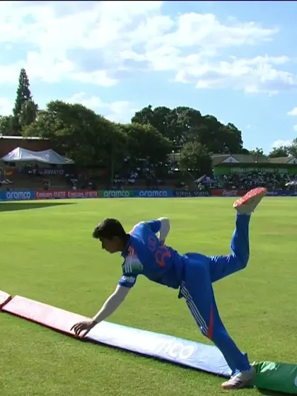 T Chimugoro with a Six vs. India