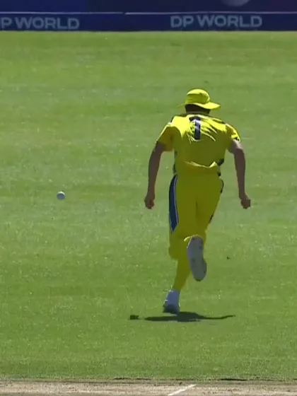 Sethmika Seneviratne with a Four vs. Australia