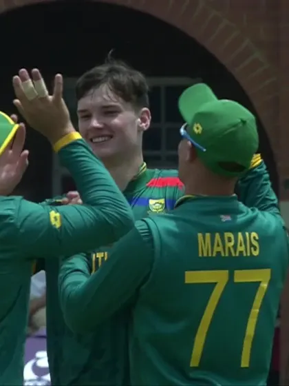 Logo of Riley Norton with a Caught Out vs. Zimbabwe