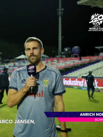 Logo of Jansen, Nortje get candid after semi-final win | SF1: SA v AFG | T20WC 2024