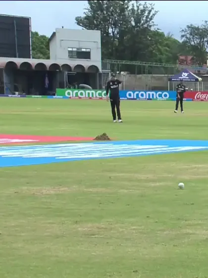 Nitish Sudini with a Four vs. New Zealand