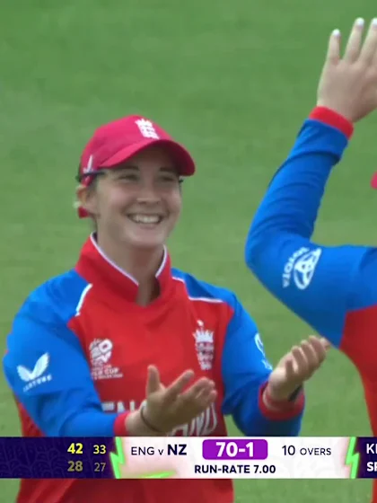 Isabella Gaze - Wicket - England vs New Zealand