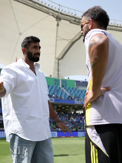 Logo of Jasprit Bumrah in the house | PAK v IND | Champions Trophy 2025