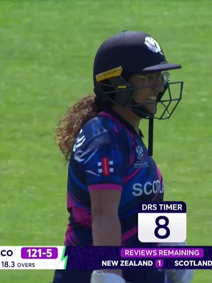 Priyanaz Chatterji - Wicket - New Zealand vs Scotland