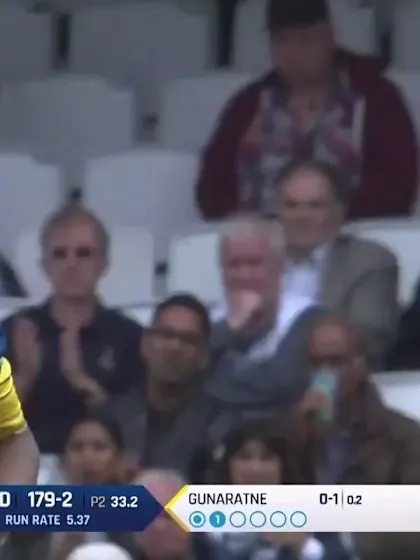 Yuvraj falls to Gunaratne for 7