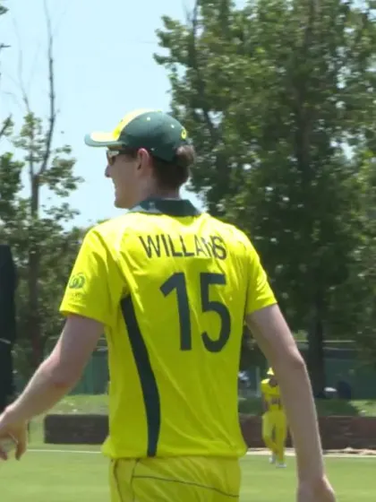 ICC U19 CWC: AUS v AFG  – Sangha takes his fourth wicket of the day