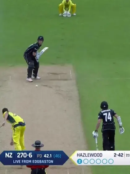 FALL OF WICKETS: New Zealand folds for 291