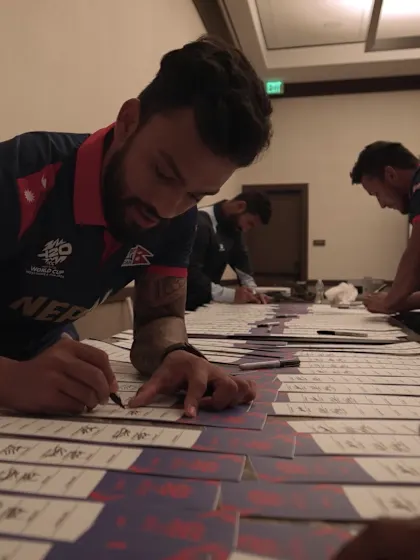 Behind the scenes with Nepal at the media day | T20WC 2024