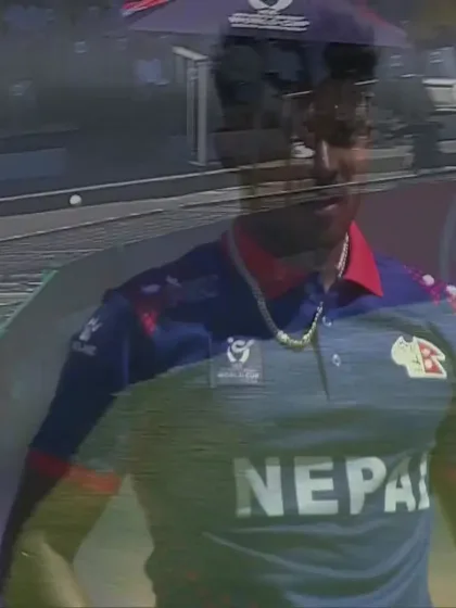 Shamyl Hussain with a Six vs. Nepal