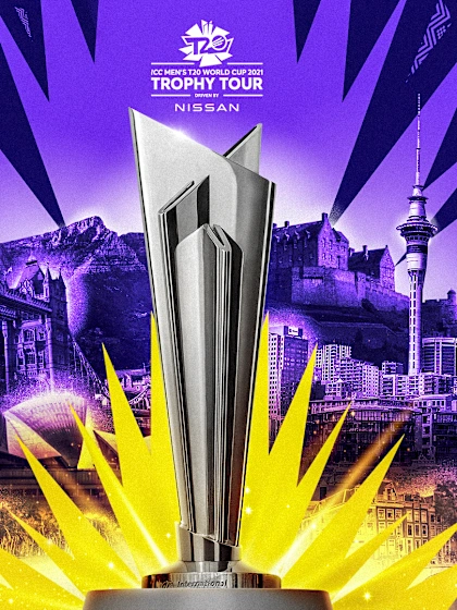 From the great pyramids to the bottom of the ocean - The ICC Trophy Tour’s spectacular journey