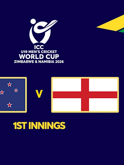 U19: New Zealand v England (1st Innings)