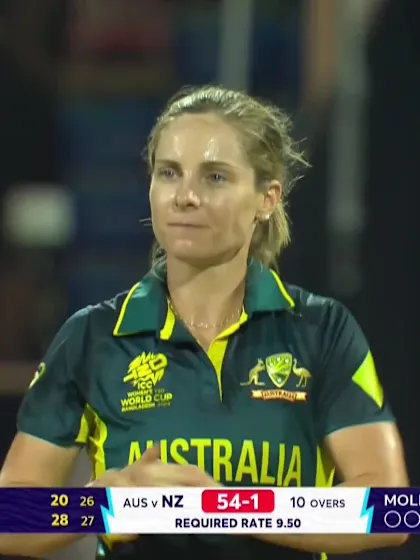 Logo of Suzie Bates - Wicket - Australia vs New Zealand