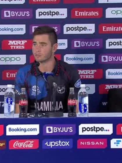 5 November - Sharjah - Namibia player Stephan Baard post-match press conference