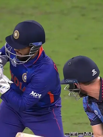 Logo of Rishabh Pant's sharp catch removes Gerhard Erasmus