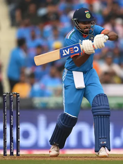 Iyer hits World Cup's biggest six at Wankhede | CWC23