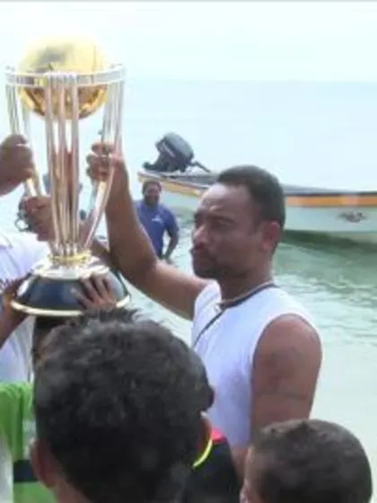 CWC Trophy Visits Papua New Guinea
