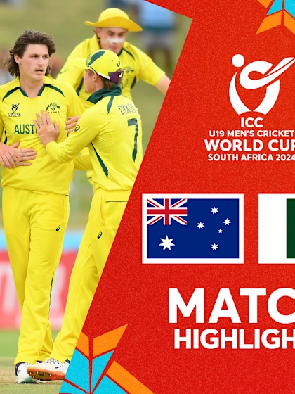 Logo of Australia v Pakistan | Match Highlights | U19 CWC 2024