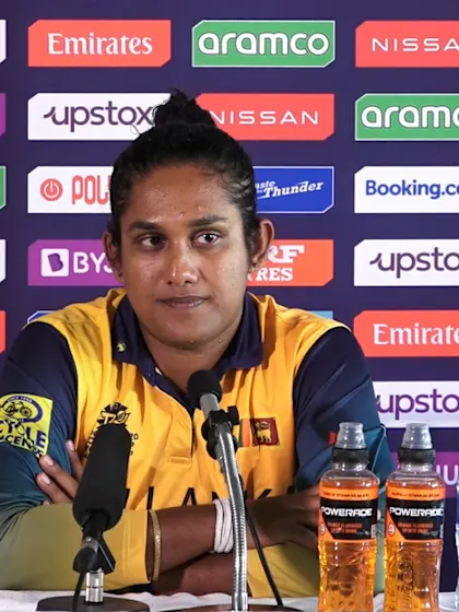 11 February - Cape Town - Sri Lanka Captain Chamari Athapaththu pre-match press conference