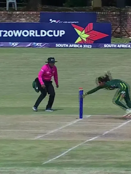 Wicket-Adel-Zimunu-Zimbabwe-U19s-Women v Pakistan-U19s-Women ICC U19W T20WC 2023