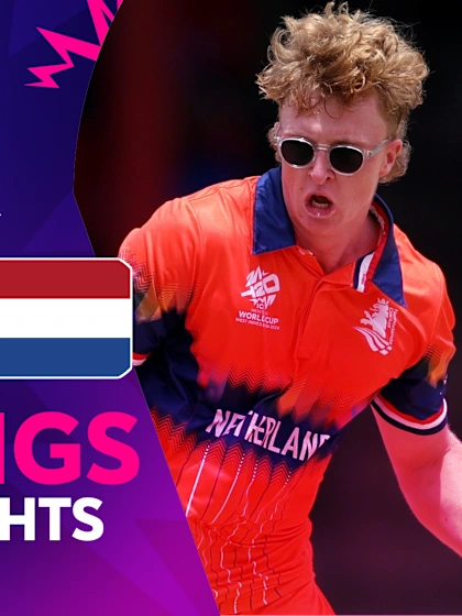 Shakib guides Bangladesh to good total | Innings Highlights | BAN v NED | T20WC 2024