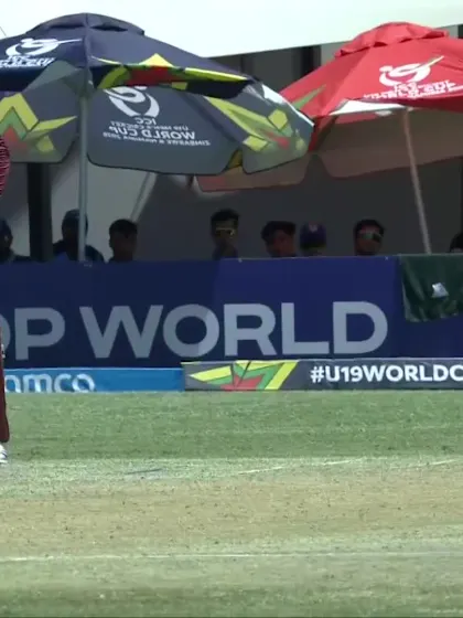 Mahboob Khan with a Four vs. West Indies