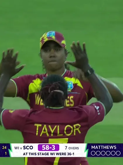 Megan Mccoll - Wicket - West Indies vs Scotland
