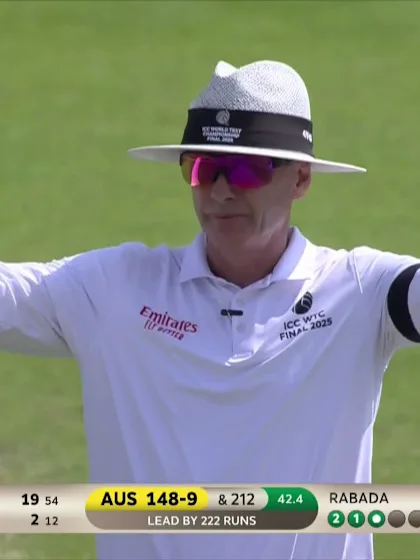 Logo of Nathan Lyon - Wicket - South Africa vs Australia