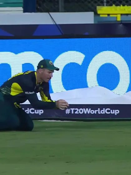 Logo of Shakeel Ahmed - Wicket - Australia vs Oman