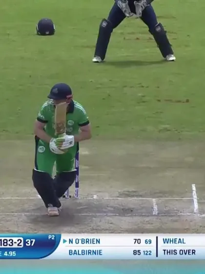 Ireland post 271/9 v Scotland at CWCQ