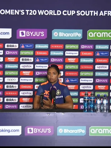20 February - Gqeberha - India Captain Harmanpreet Kaur post-match press conference