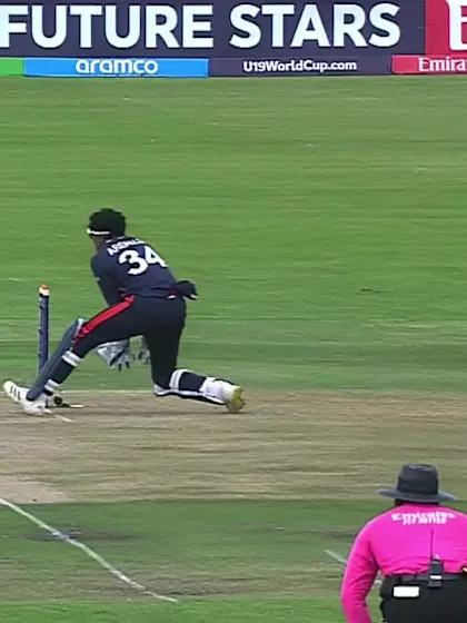 Logo of Manav Nayak with a Run Out vs. Afghanistan