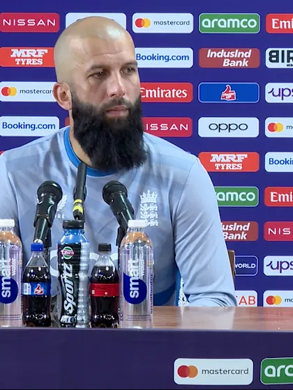 25 October - Bengaluru - England player Moeen Ali pre-match press conference