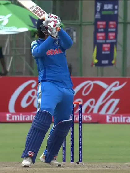 Vaibhav Sooryavanshi with a Four vs. Bangladesh